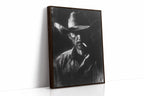 Midnight Cowboy in Charcoal Shadows
