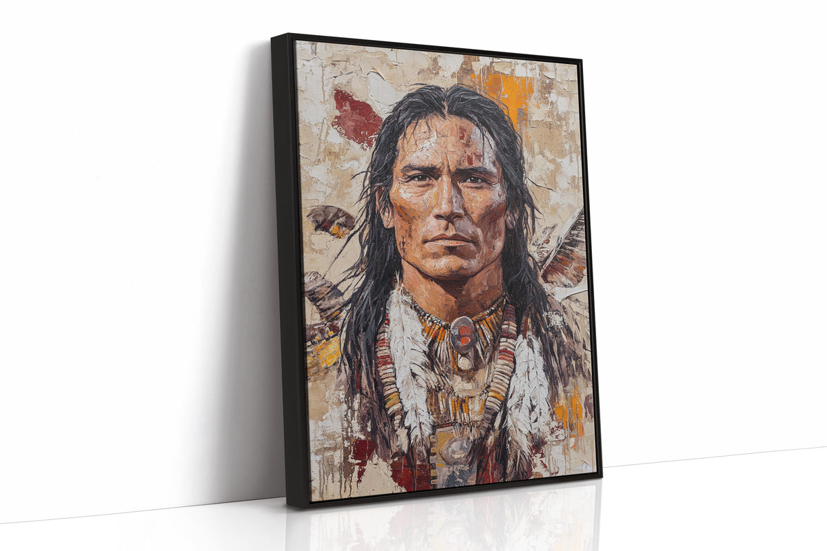 Spirit of the Plains Warrior Portrait