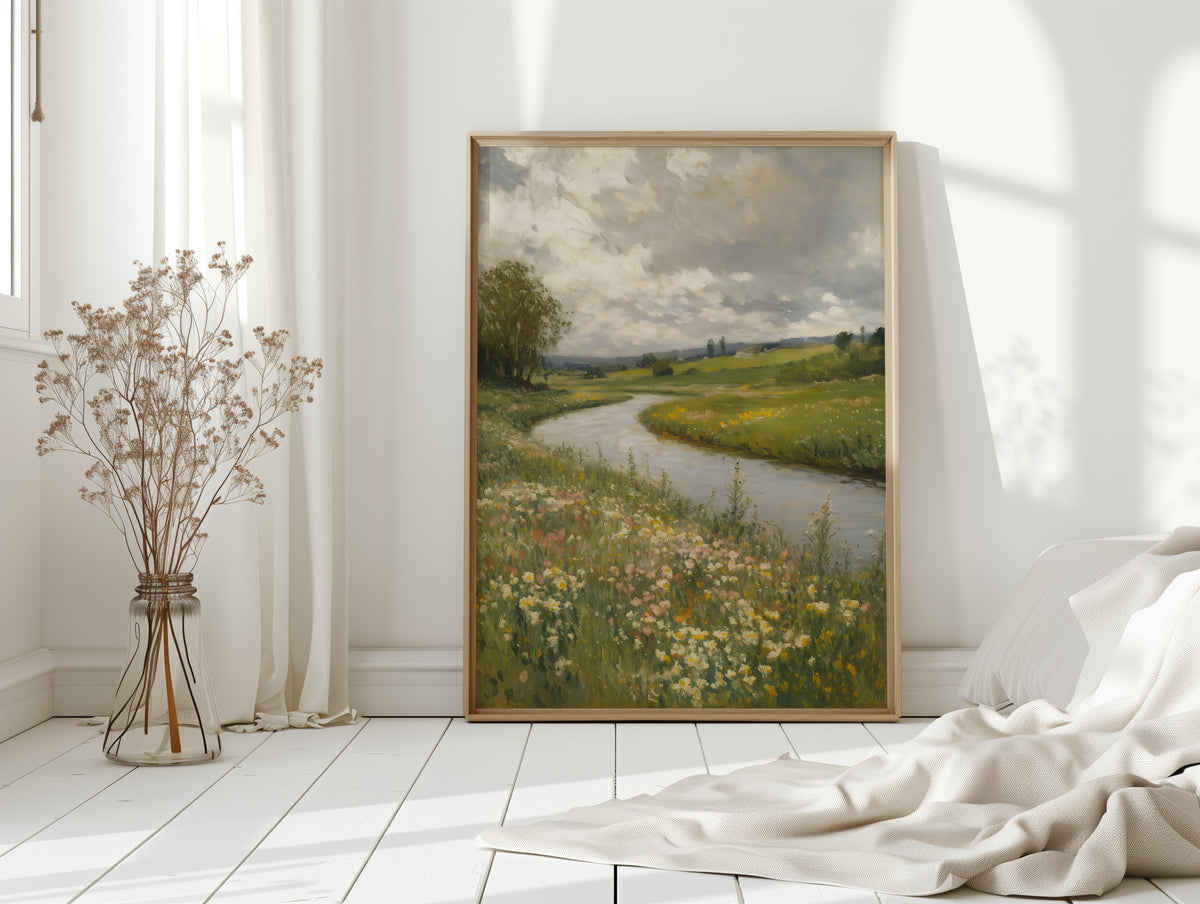 Wildflowers Along the Winding River