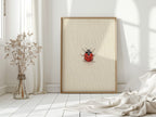 Tiny Ladybug on Paper