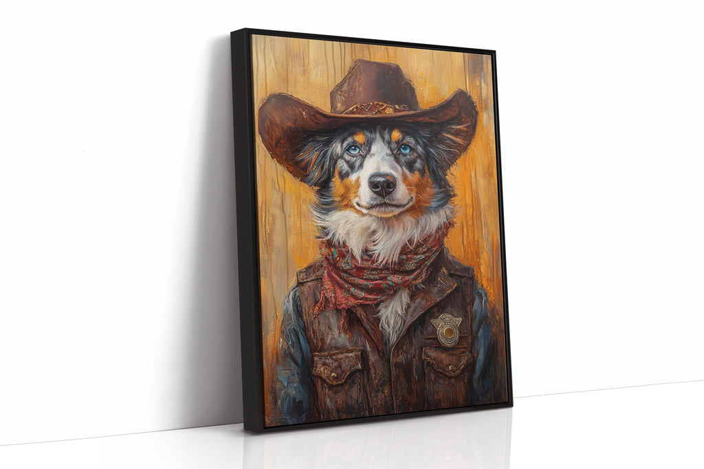 Australian Shepherd Cowboy Deputy