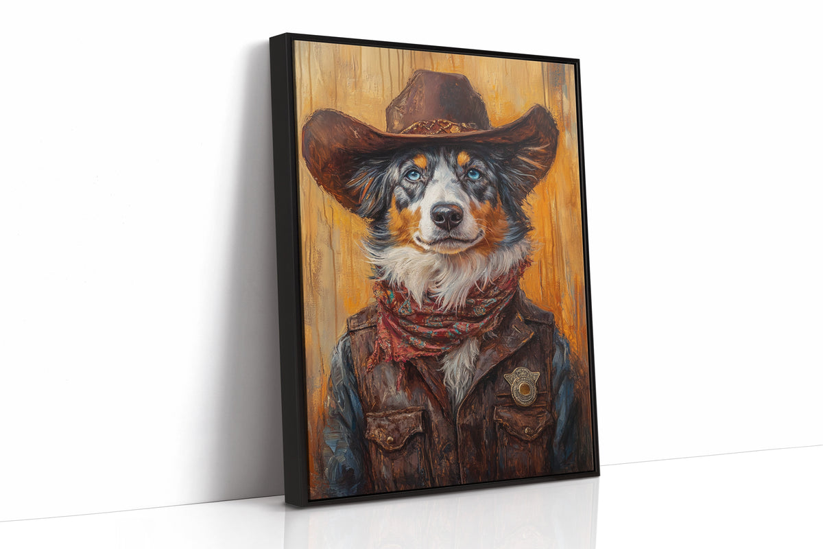 Australian Shepherd Cowboy Deputy