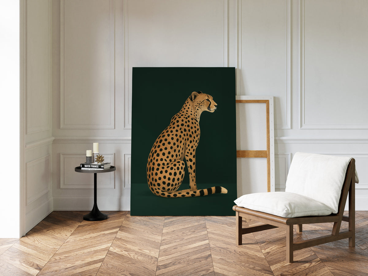 Cheetah Grace on Emerald