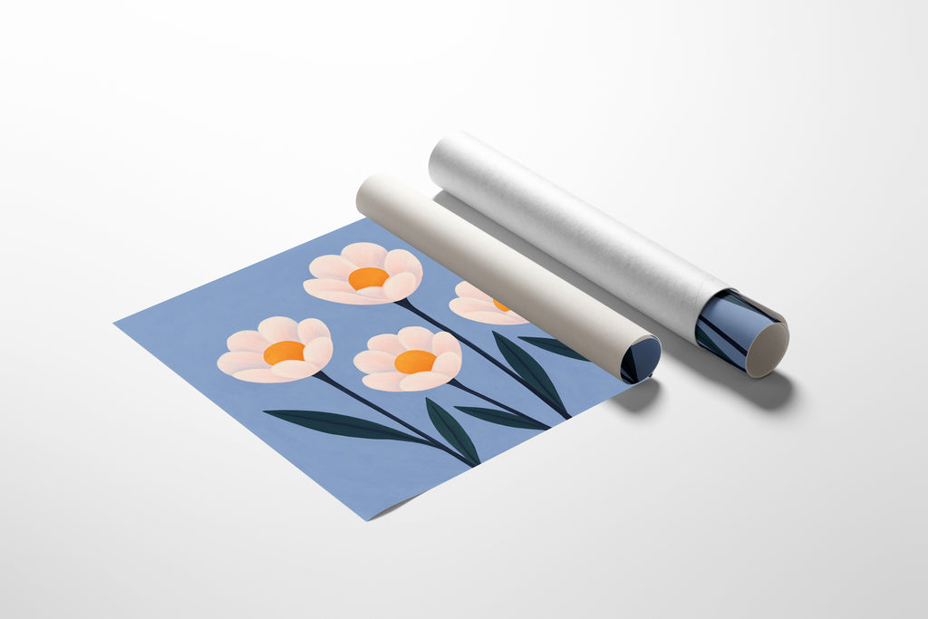 Sunlight Blooms in a Blue Sky