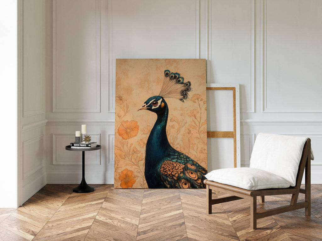 Poise and Petals in Copper and Teal