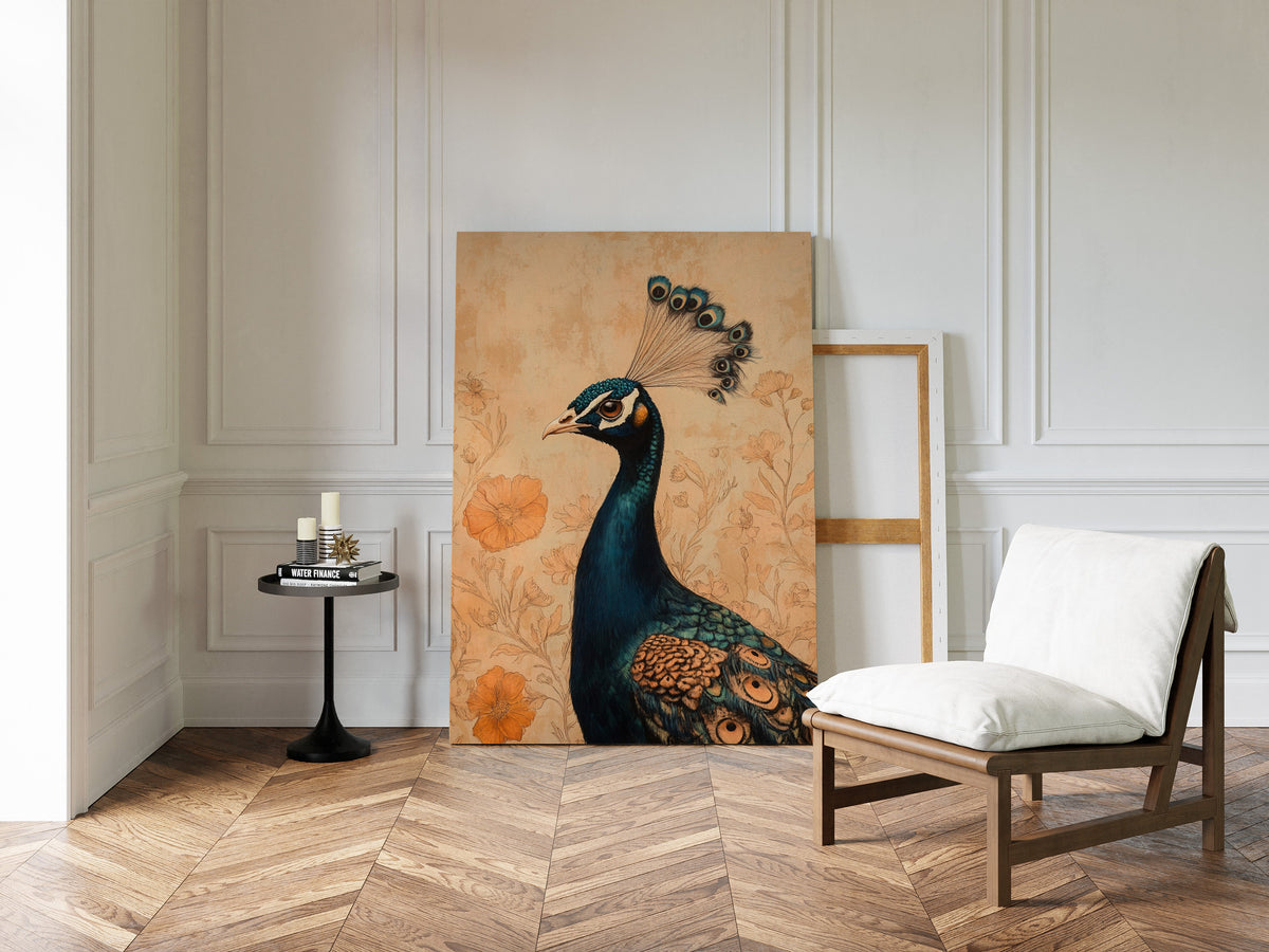 Poise and Petals in Copper and Teal