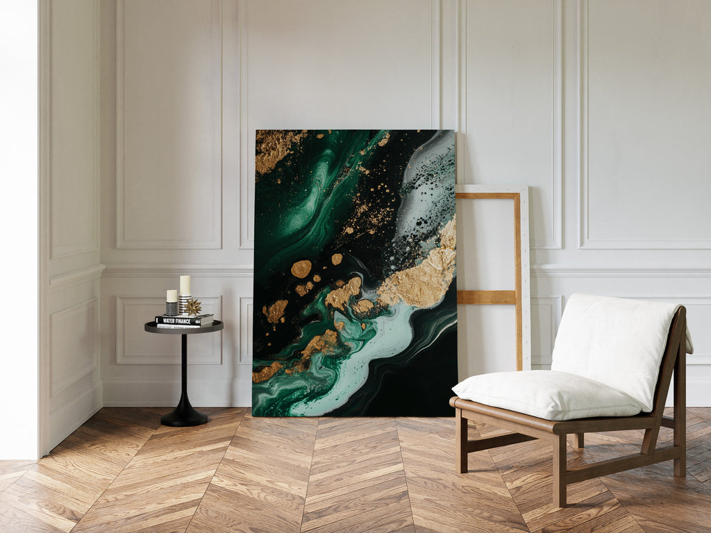 Emerald Rush with Gilded Horizon
