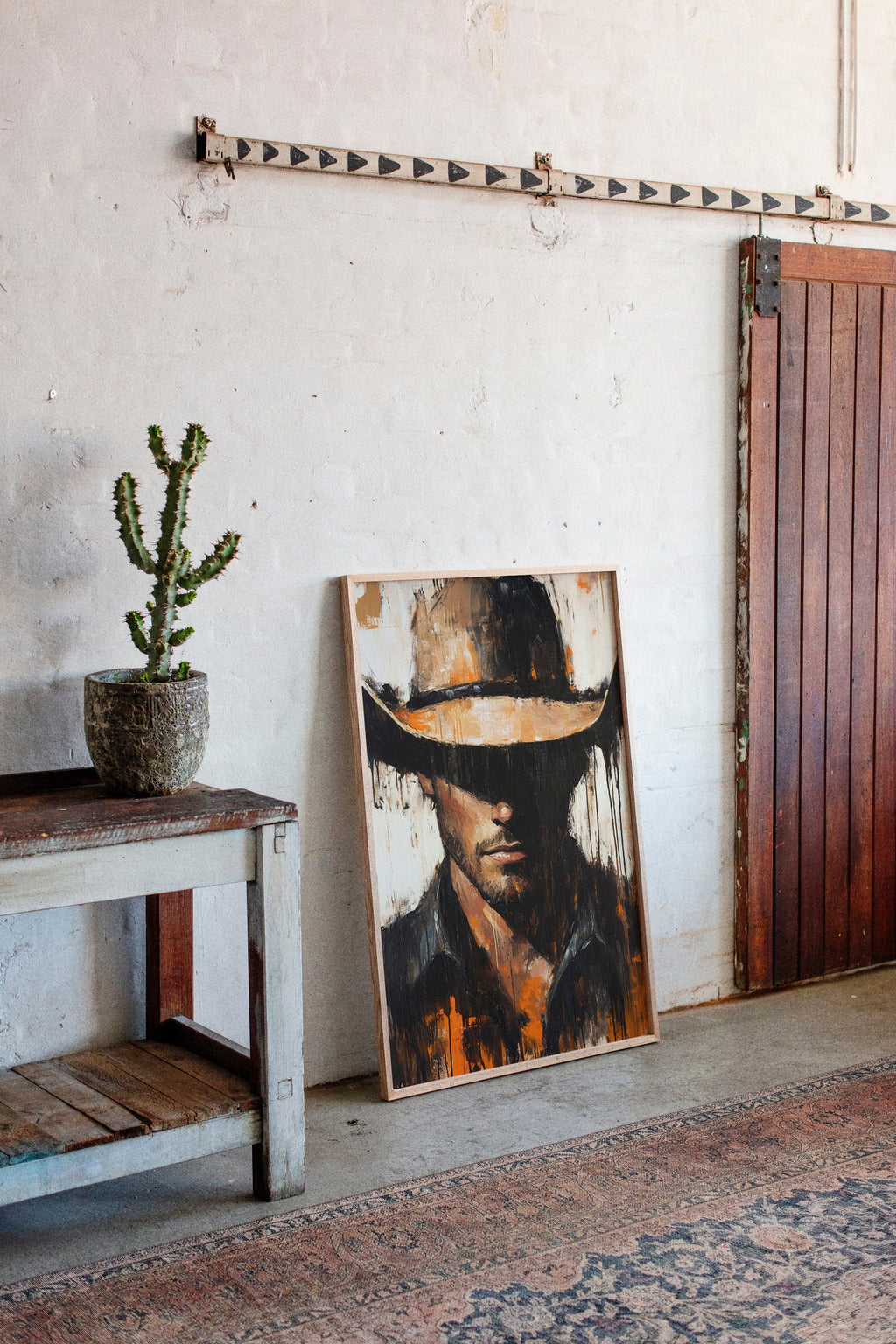 Shadowed Cowboy – Bold Western Expression