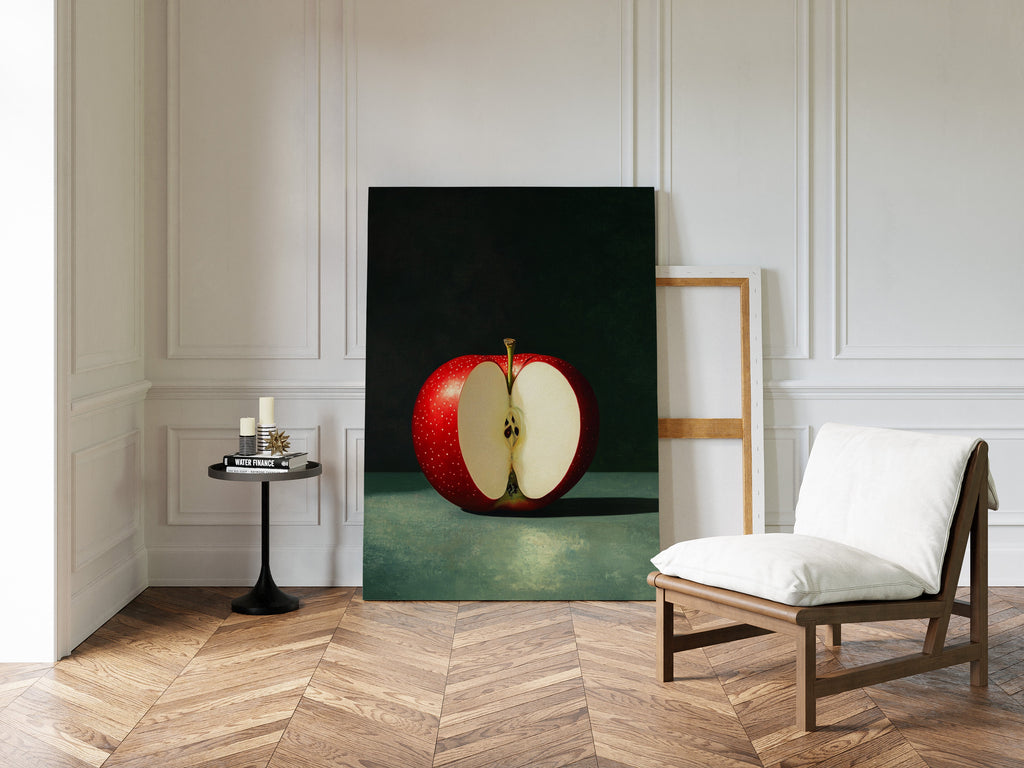 The Apple Divided in Stillness