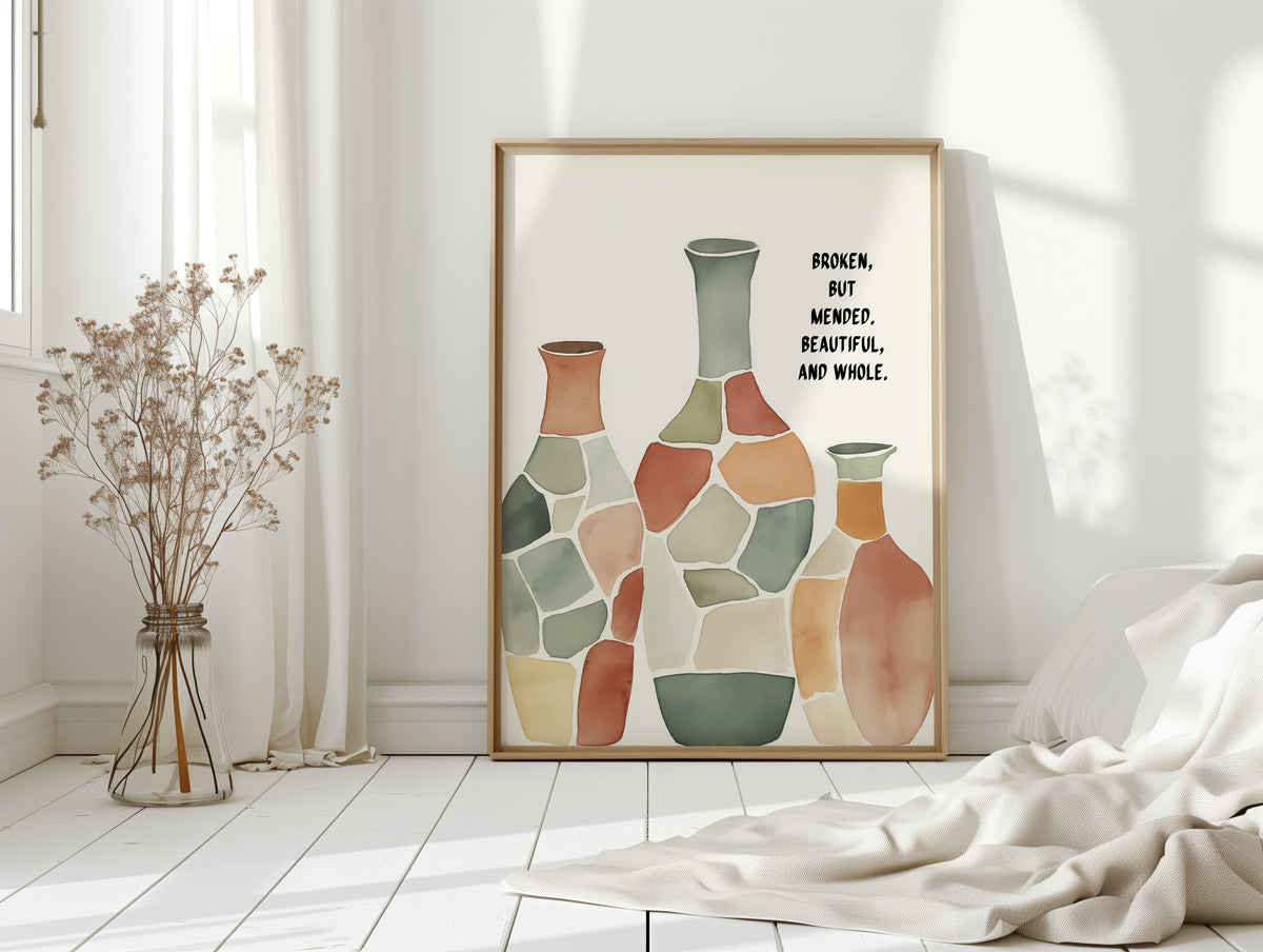 Broken But Mended Pottery Art
