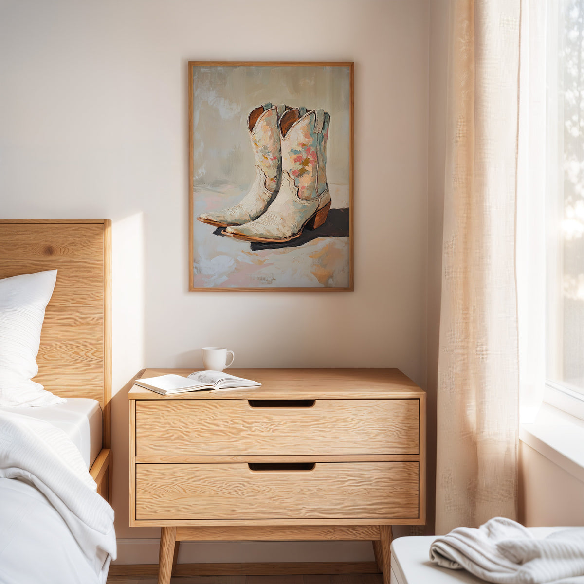 Painted Soles: Floral Cowgirl Boots