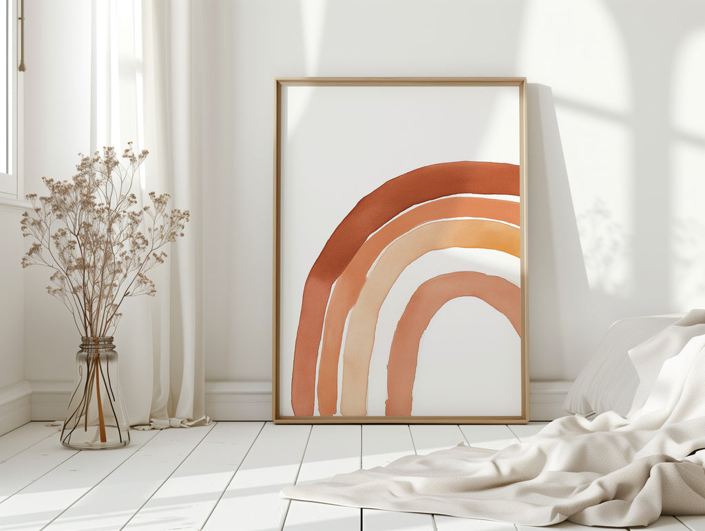 Terracotta Boho Rainbow Arch