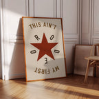 Rodeo Star Western Quote Print