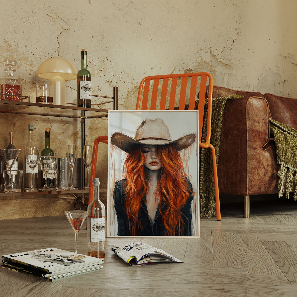 Cowgirl Ember – Rustic Elegance in Red