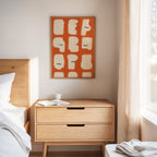 Minimal Shapes on Burnt Orange Grid
