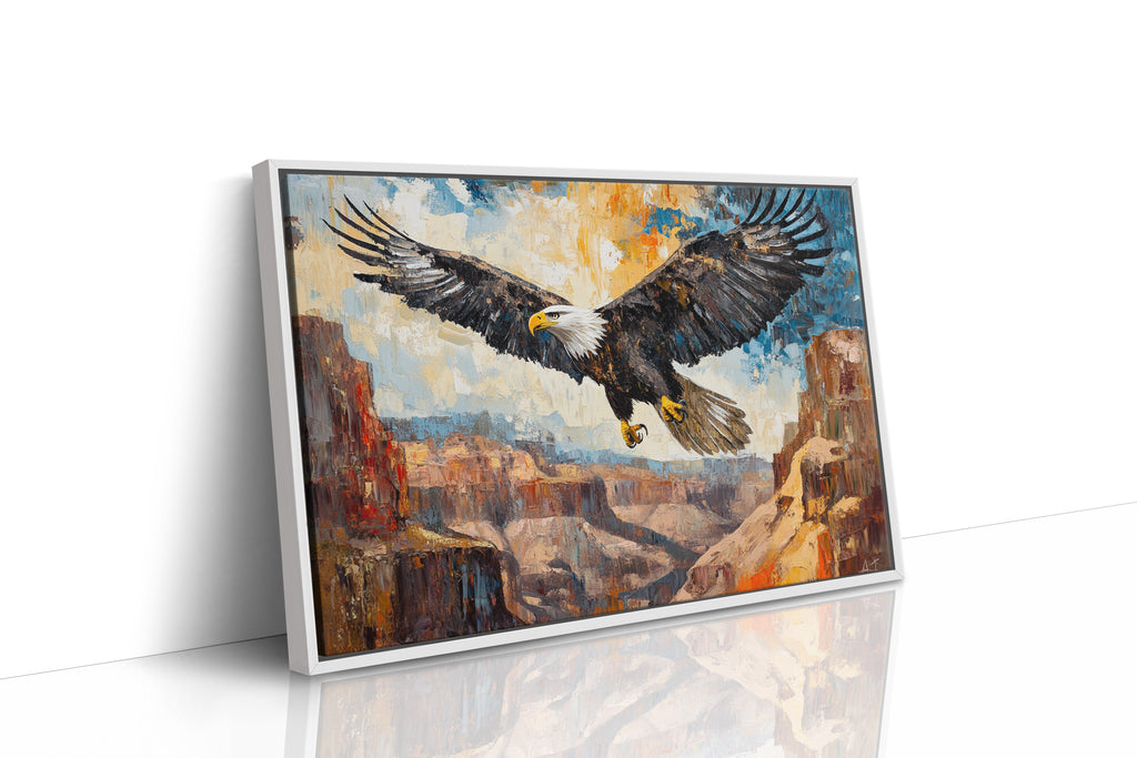 Majestic Eagle Over Painted Canyons