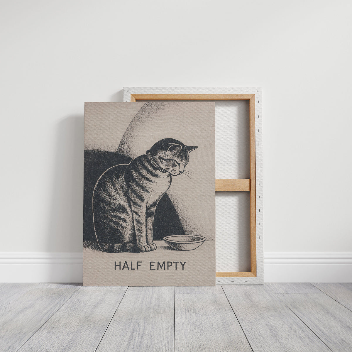 Half Empty Cat