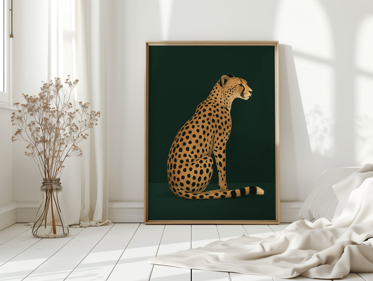 Cheetah Grace on Emerald