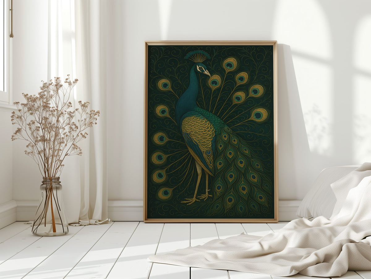 Regal Silence of the Golden Peacock