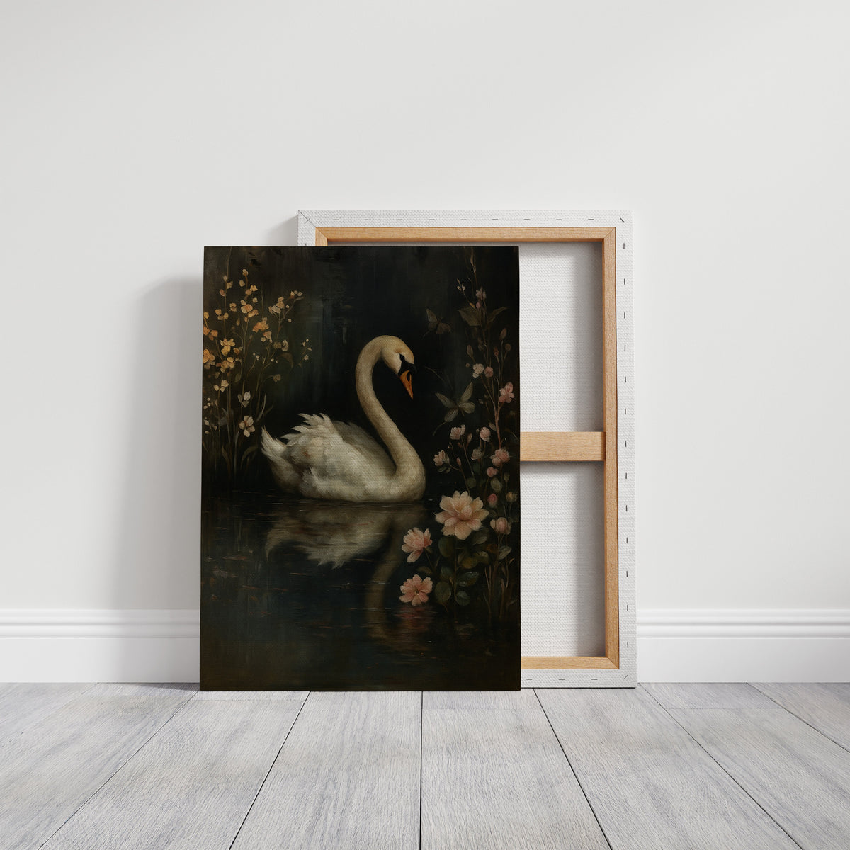 Swan in the Garden of Dusk