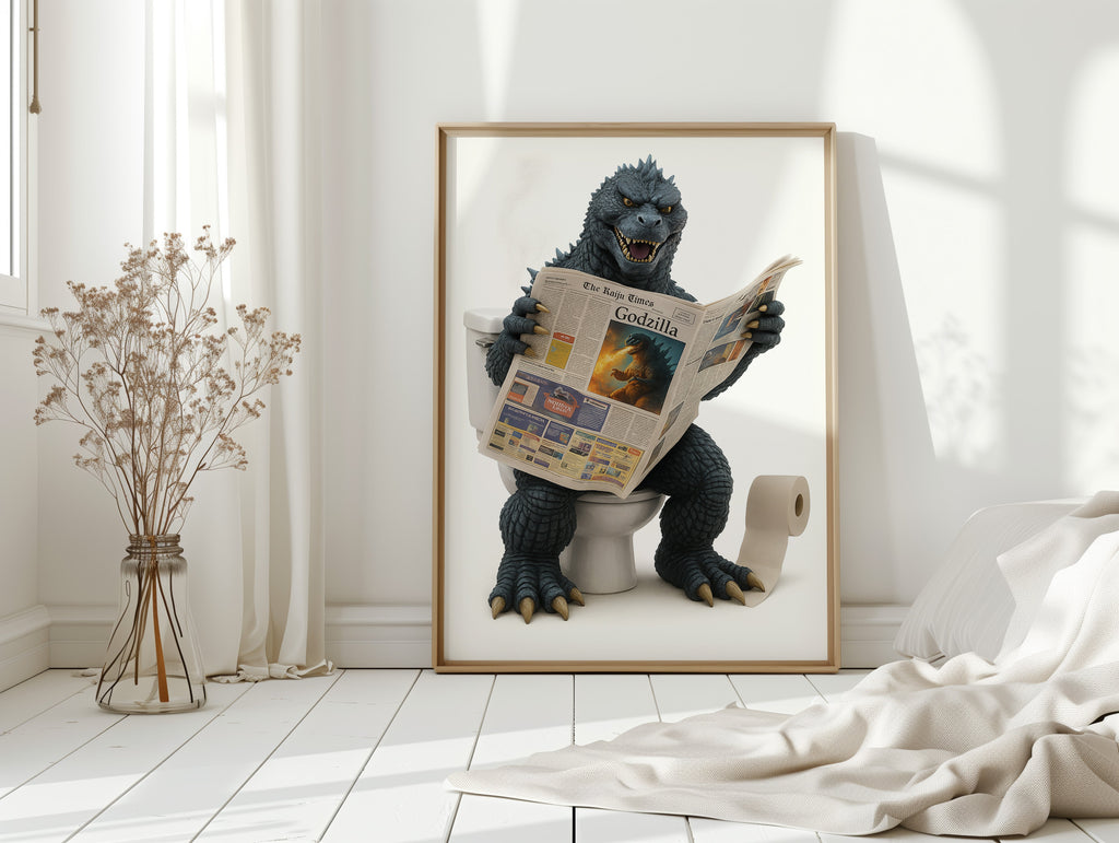 Godzilla on the Throne