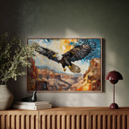Majestic Eagle Over Painted Canyons