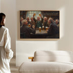 Timeless Camaraderie: Vintage Pub Celebration Canvas Wall Art