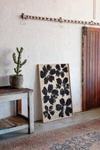 Japanese Ink Floral Print – Bold Brushstroke Blossom Wall Art