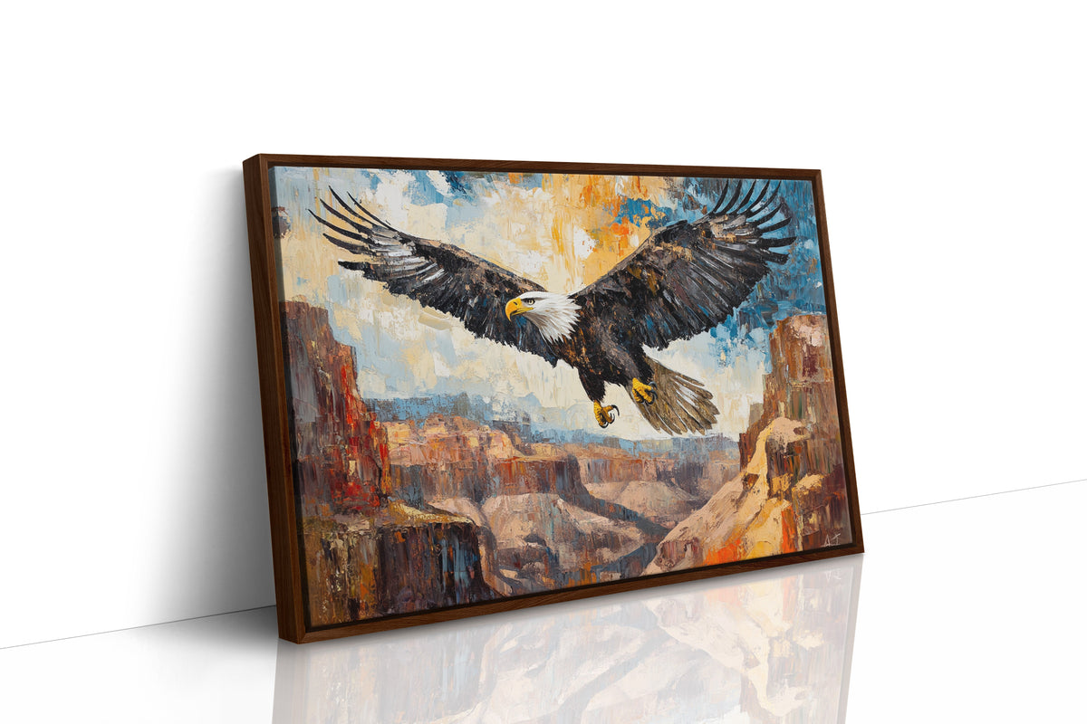 Majestic Eagle Over Painted Canyons