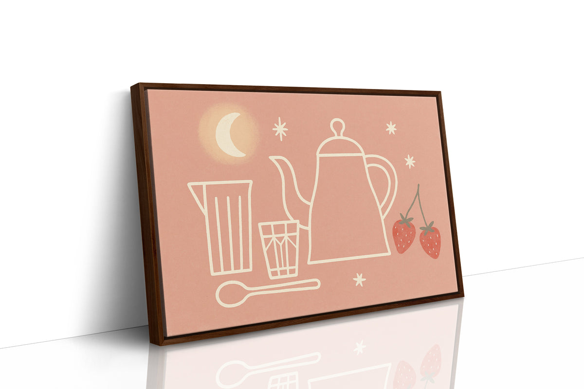Moonlit Tea and Strawberries