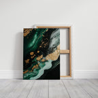 Emerald Rush with Gilded Horizon