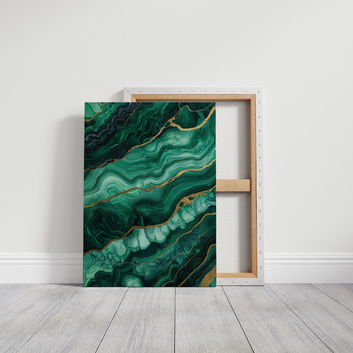 Veins of Emerald and Golden Earth