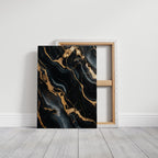 Black Marble Blaze with Liquid Gold