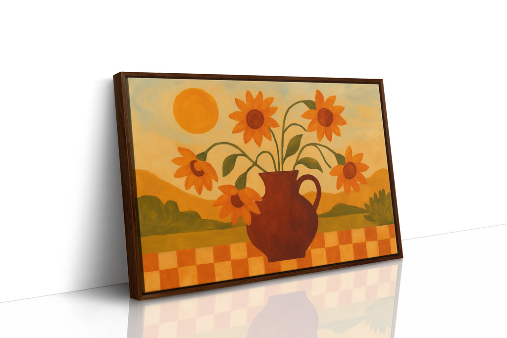 Sunflowers on a Golden Afternoon