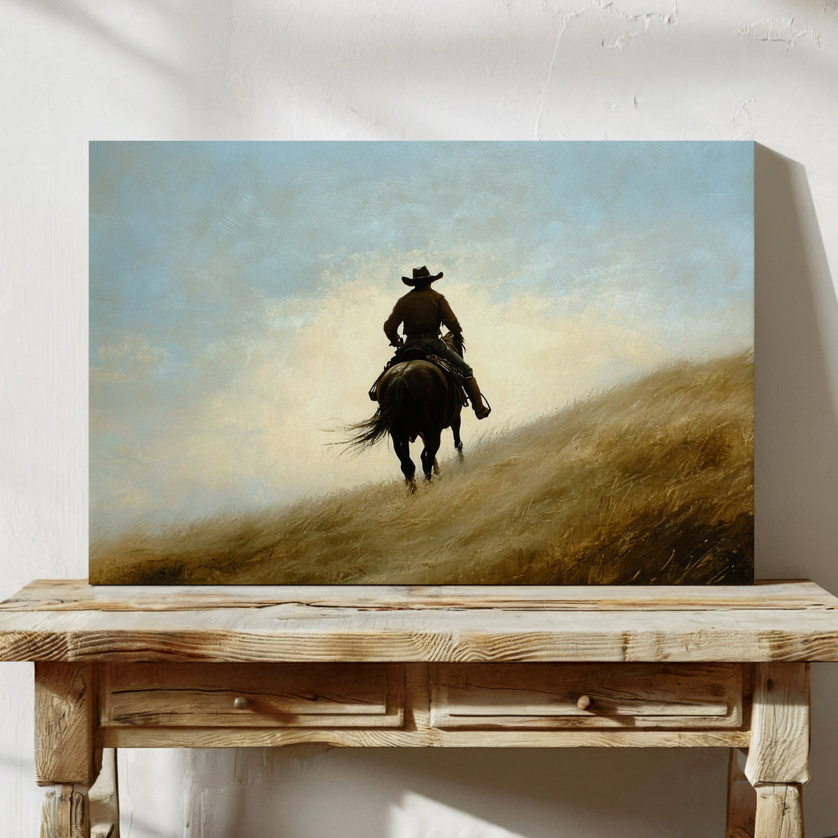 Rider Toward the Sky
