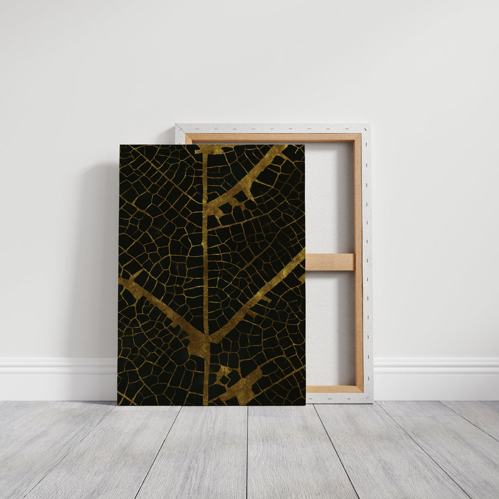 Gilded Leaf Veins