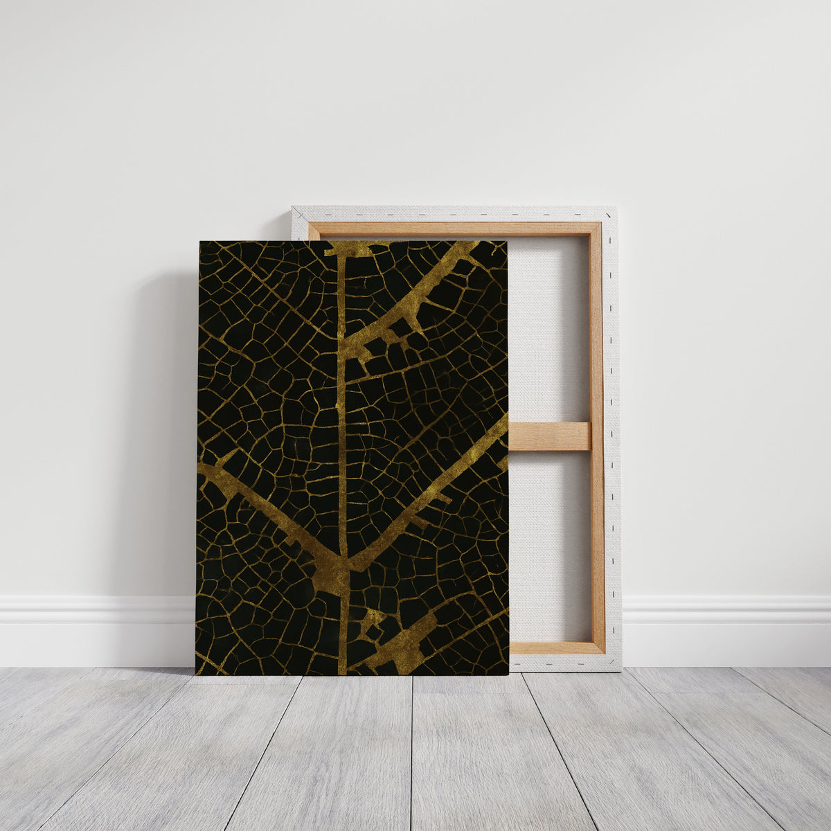 Gilded Leaf Veins