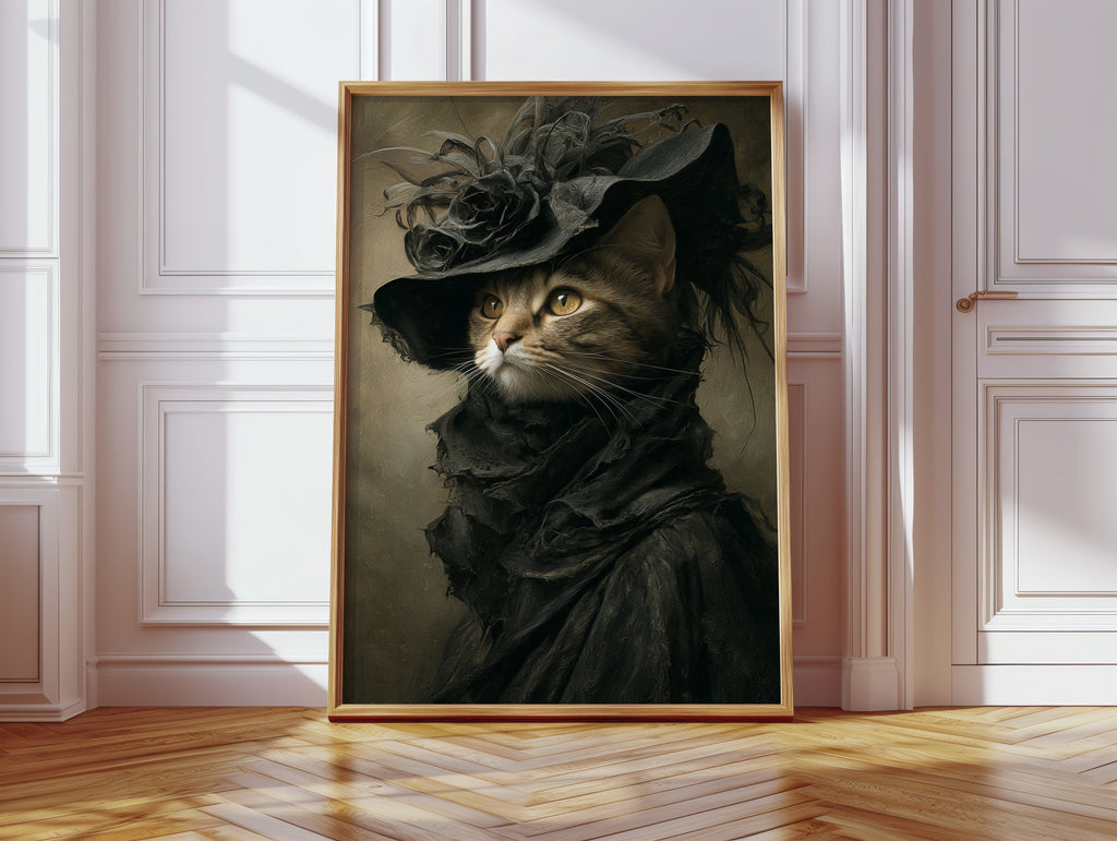 A Cat's Elegance Unveiled
