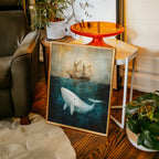 Whale Dreams Beneath the Tall Ship