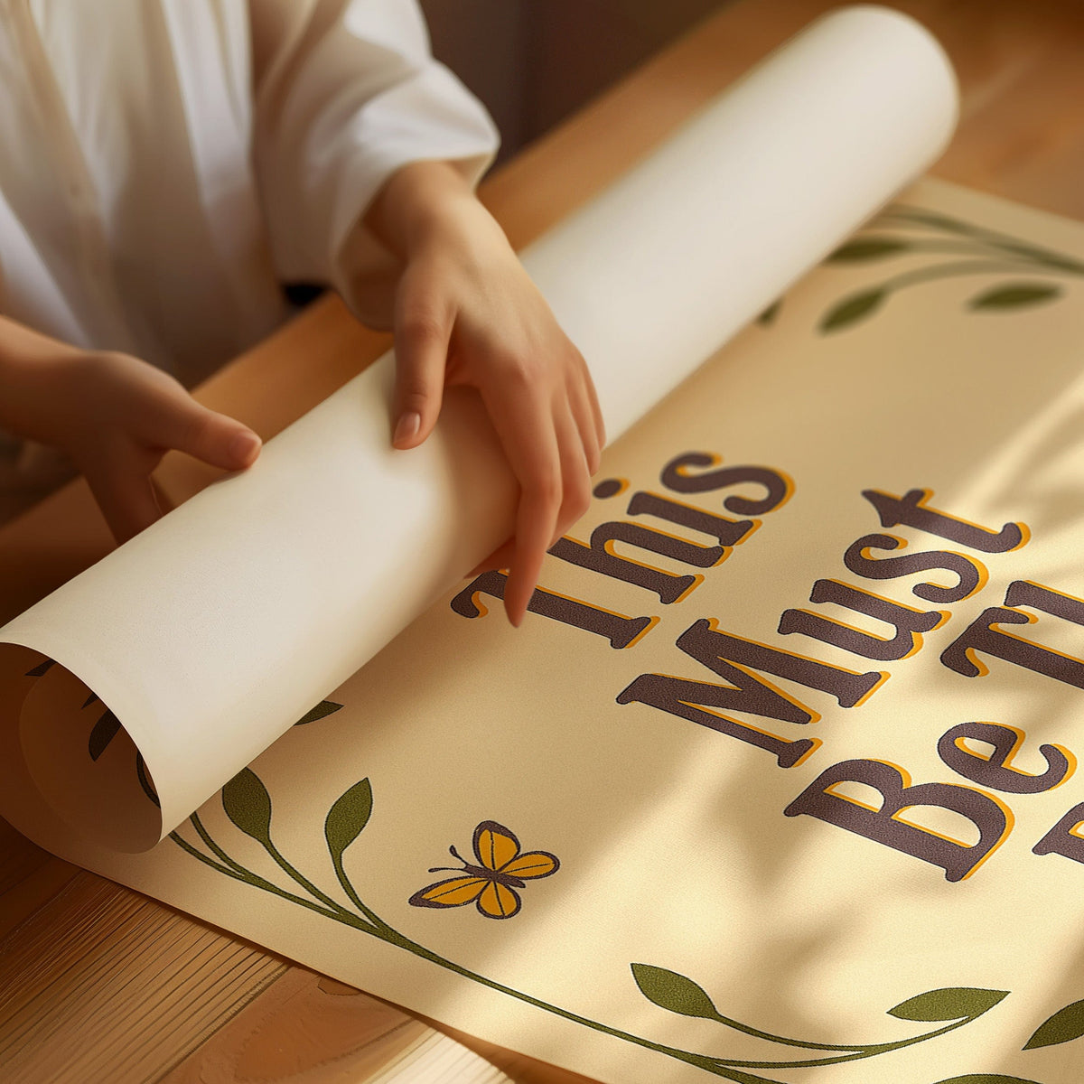 This Must Be The Place – Whimsical Nature Quote Print