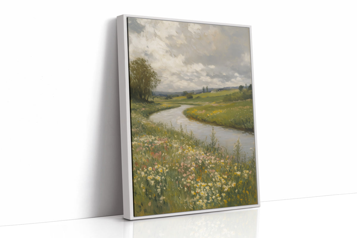 Wildflowers Along the Winding River