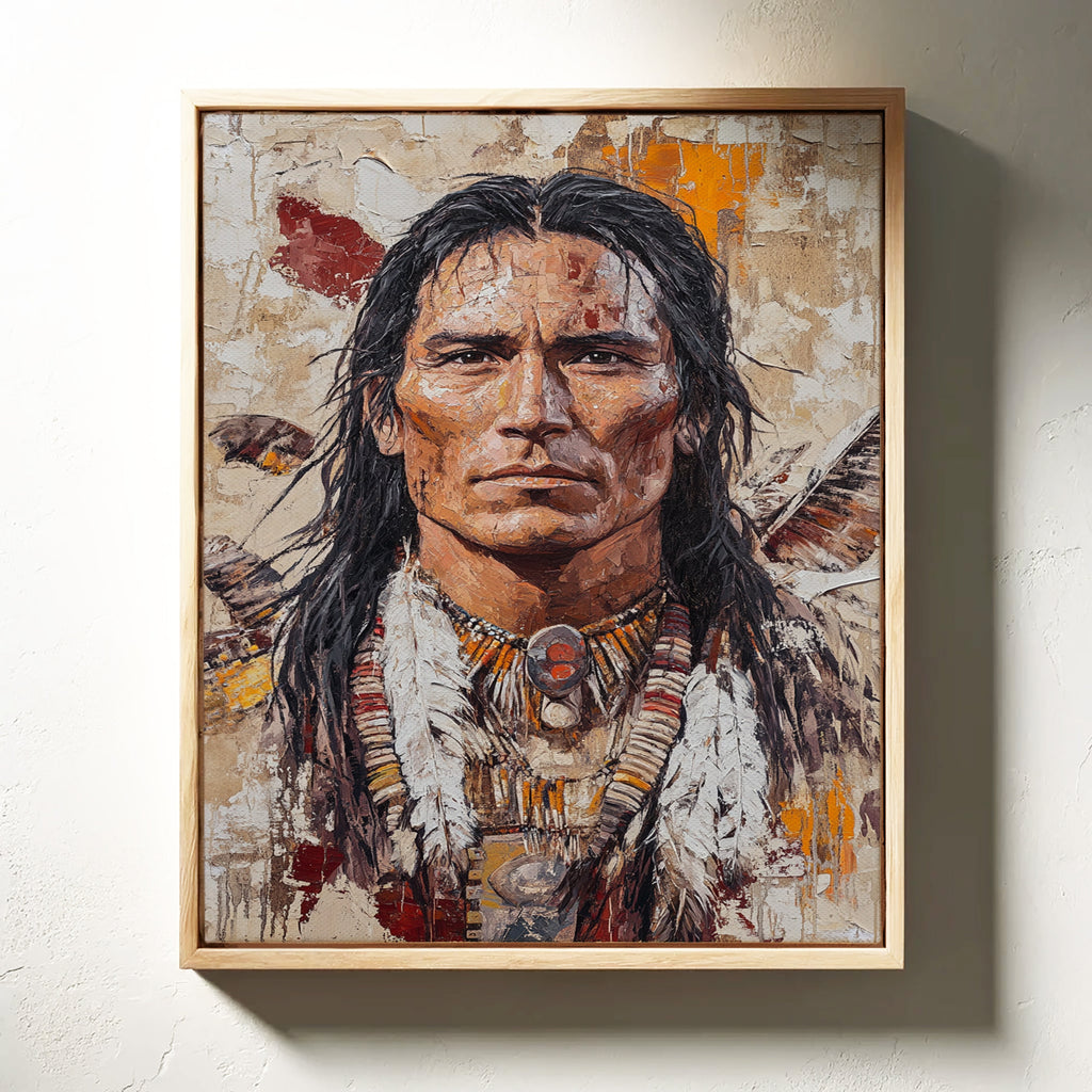 Spirit of the Plains Warrior Portrait