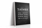 Yahweh Chalkboard Declaration