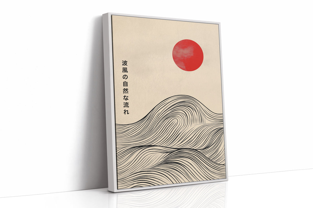 Minimalist Japanese Waves – Timeless Flow of Nature