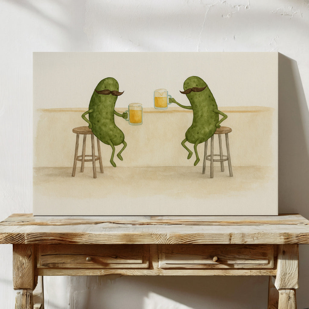 Pickles with Pints and Mustaches