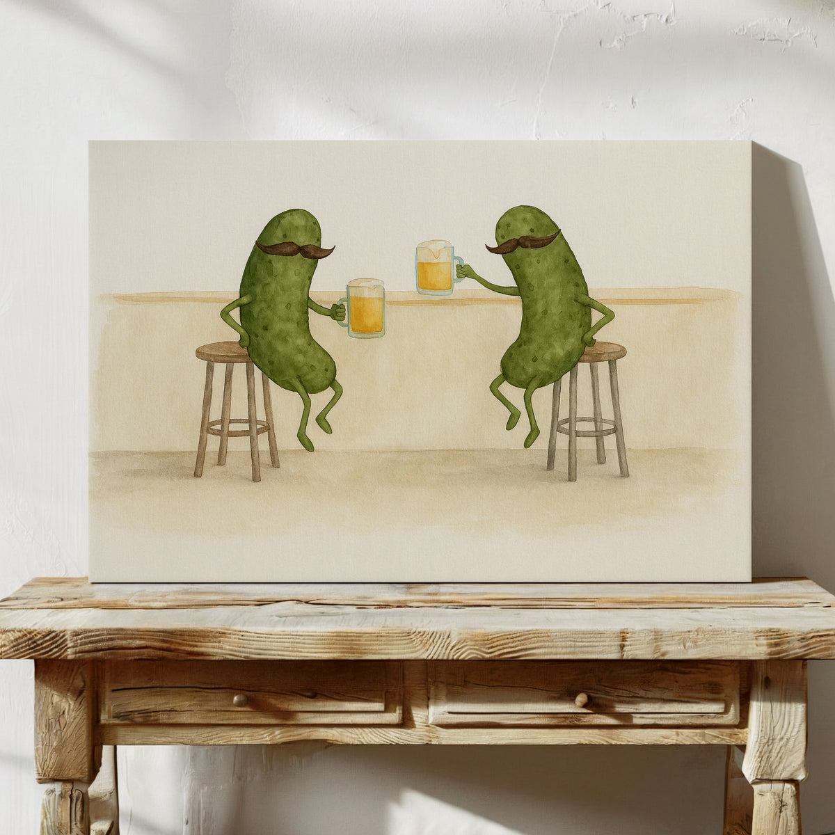 Pickles with Pints and Mustaches