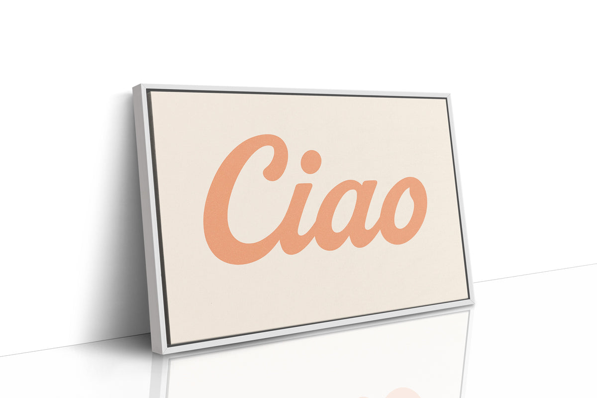 Ciao Retro Wall Art Print