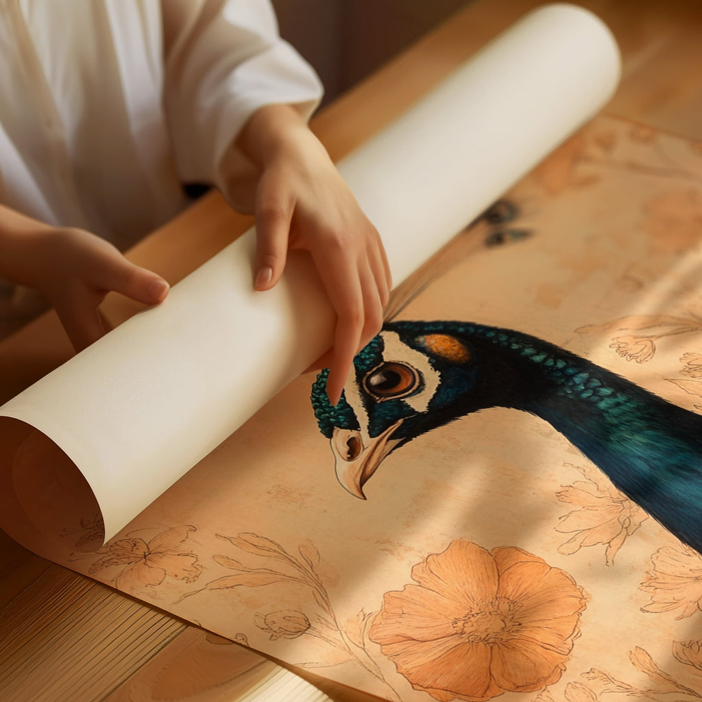 Poise and Petals in Copper and Teal