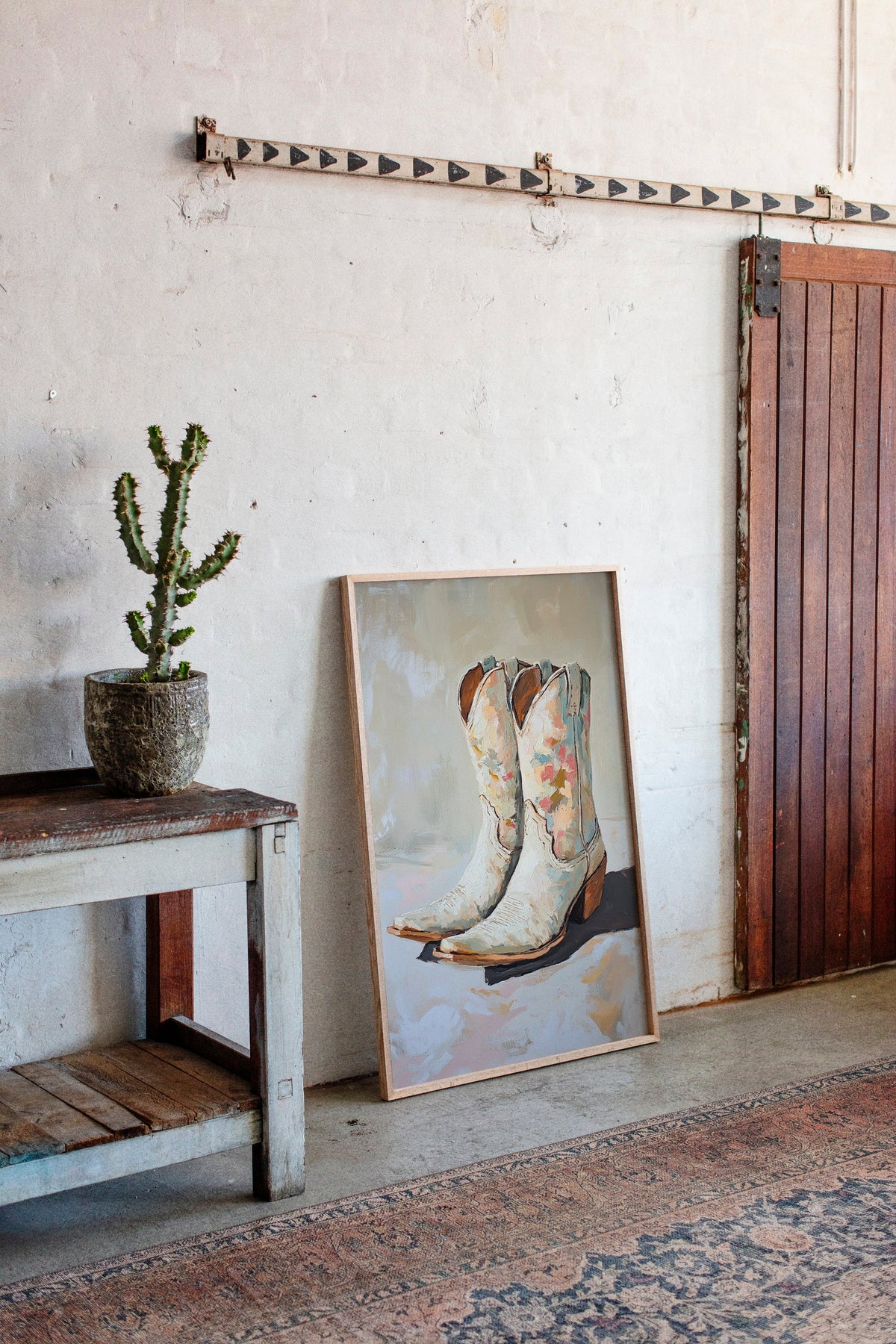 Painted Soles: Floral Cowgirl Boots