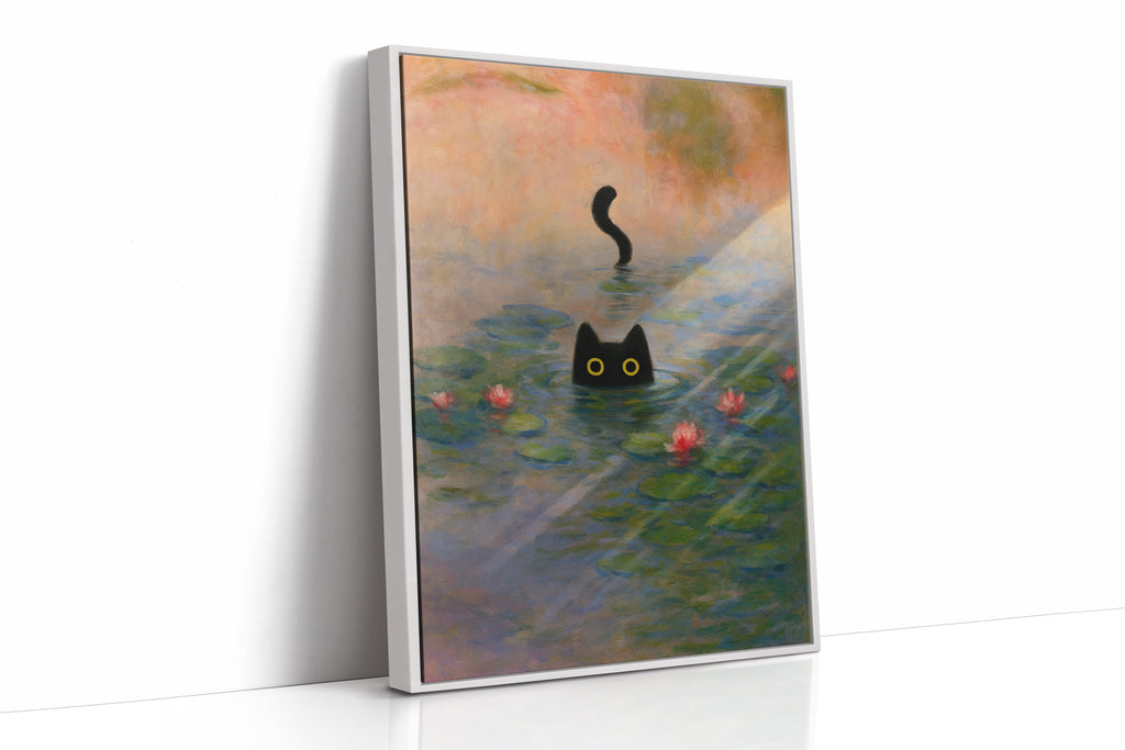 Mystery Cat Among the Lilies